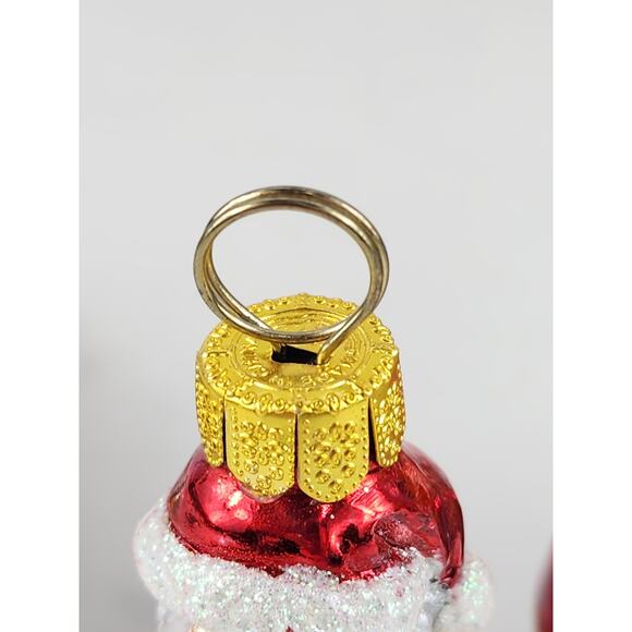 TWC Christmas Tree Ornaments Santa Snowman Nutcracker 4" Resin 90s Holidays x4 - Picture 11 of 15